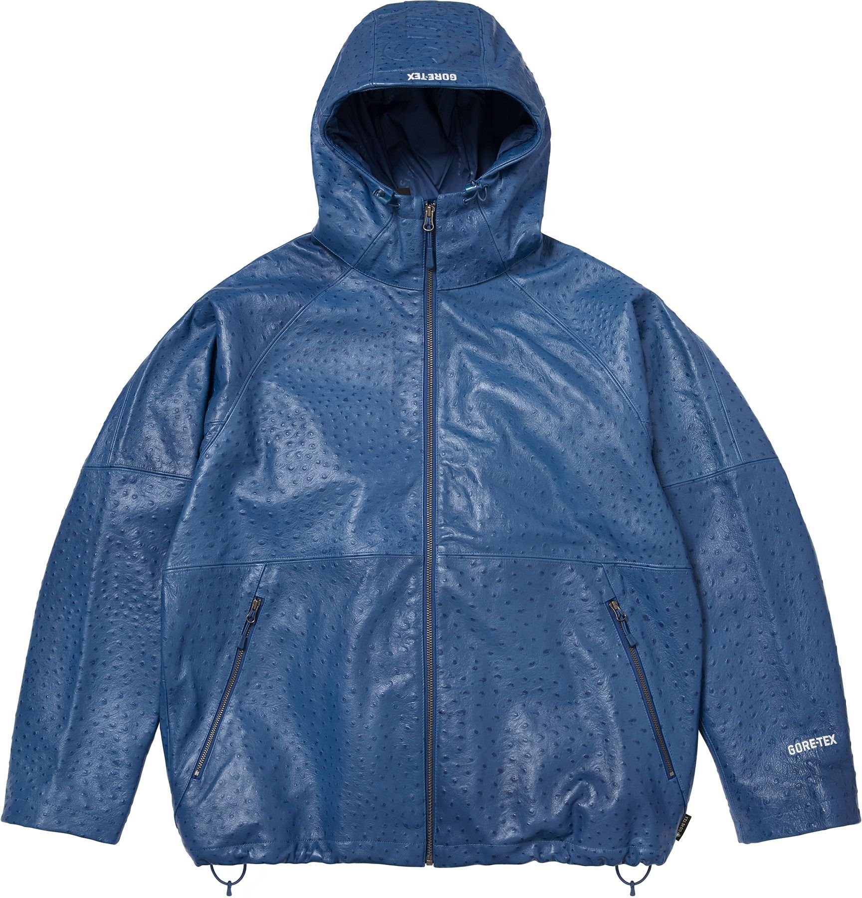 GORE-TEX Ostrich Embossed Leather Jacket view 6